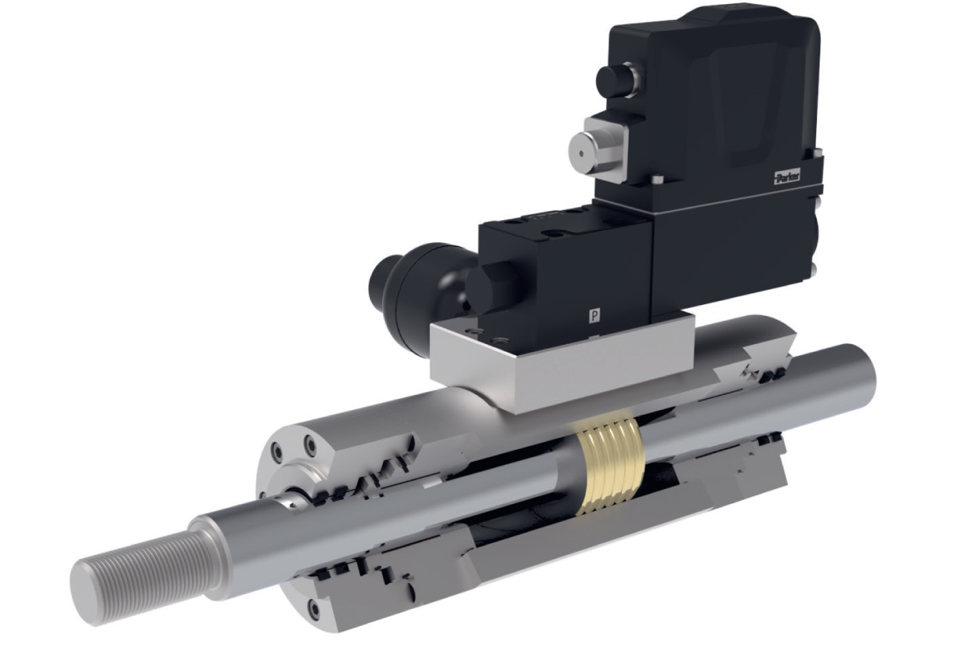 Hydrostatisch geführter Hydraulikzylinder